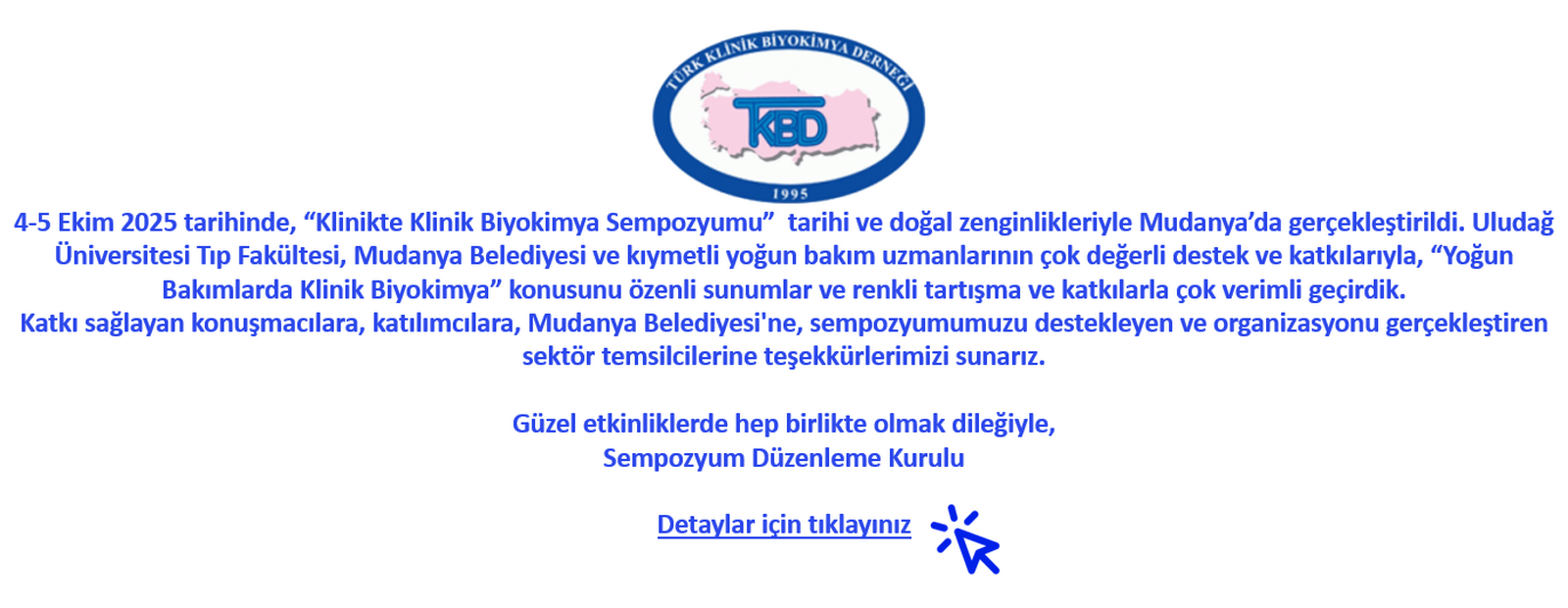 Türk Klinik Biyokimya Derneği,tkbd
